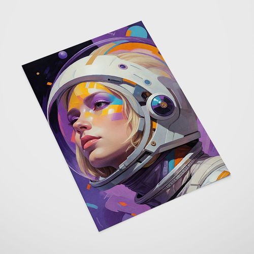 Plakat astronauta kosmos 70x100 cm na Arena.pl