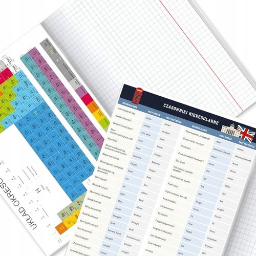 ZESTAW 10 ZESZYTÓW TEMATYCZNYCH PRZEDMIOTOWYCH ZE ŚCIĄGĄ 60k A5 INTERDRUK na Arena.pl