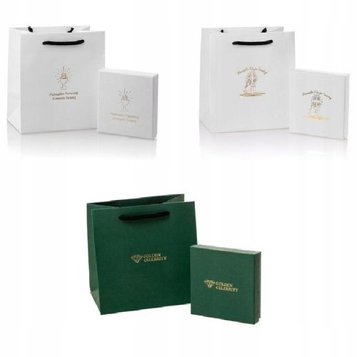 SREBRNY ŁAŃCUSZEK KORDEL + MEDALIK 925 PREZENT NA KOMUNIĘ CHRZEST + GRAWER na Arena.pl