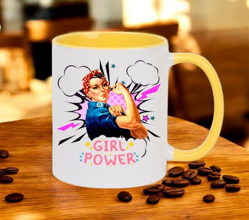 KUBEK Z NADRUKIEM PREZENT DLA KOLEŻANKI DZIEWCZYNY ŻONY MAMY DZIEŃ KOBIET na Arena.pl