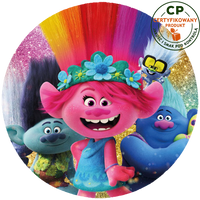 Opłatek na tort Trolls Trole