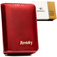 portfel damski skórzany rh-33-1-sh-r-5289 red