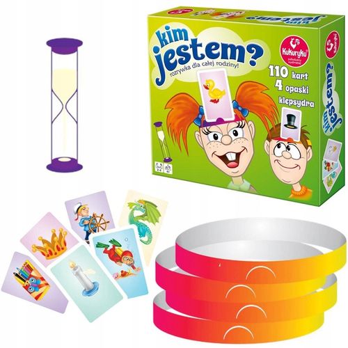 KIM JESTEM? Gra planszowa dla dzieci Kukuryku PL na Arena.pl