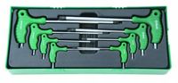 Komplet kluczy TORX 8 szt. z wkładką Klucze torksy Jonnesway
