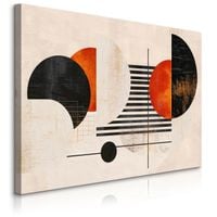 Obraz Canvas Do Salonu Abstrakcyjne Koła Kształty Geometria 30cm x 20cm