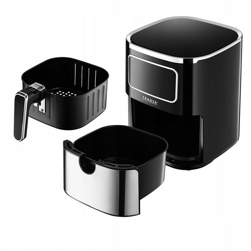 FRYTKOWNICA BEZTŁUSZCZOWA INOX TIMER 6 PROGRAMÓW XXL TRANSA 5L 1700W na Arena.pl
