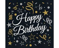 SERWETKI 33X33CM 20SZT GODAN HAPPY BIRTHDAY