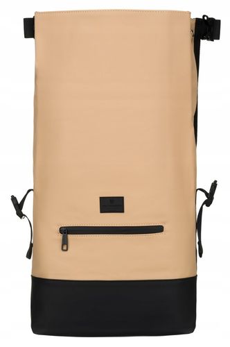 plecak miejski roll-top z zewnętrzną kieszenią na suwak - peterson na Arena.pl