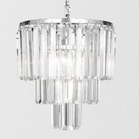 Zwis nad łóżko Amedeo 17106/3+1-CHR żyrandol chrom kryształowy