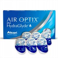 AIR OPTIX HYDRAGLYDE 6 SZT SOCZEWKI KONTAKTOWE MIESIĘCZNE MOC -2,50