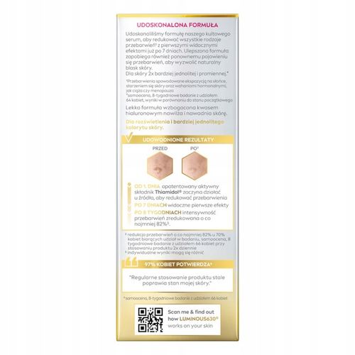 NIVEA LUMINOUS630 Serum na przebarwienia plamy 30ml + Kartka dla mamy na Arena.pl