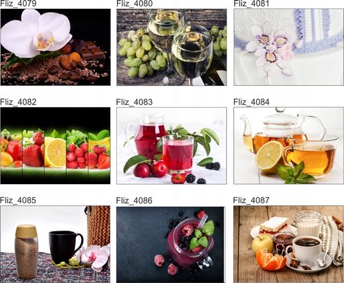 FOTOTAPETA kuchenna DESER MALINY JAGODY 360x240 na Arena.pl