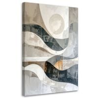 Obraz do salonu biura sypialni, Abstrakcja geometryczna fale