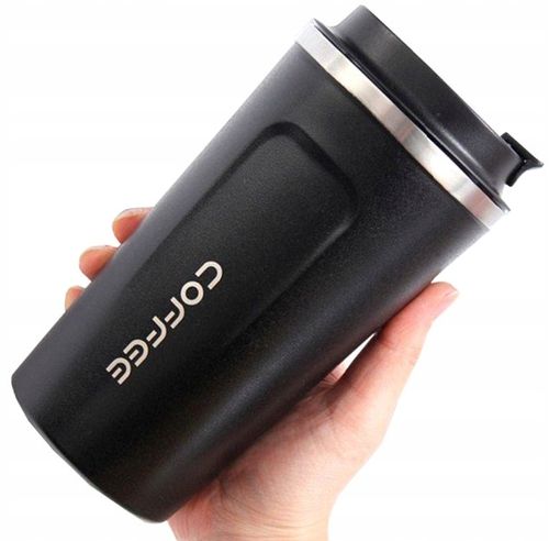Kubek termiczny COFFEE herbatę Stal Czarny termos kawę szczelny 510ML na Arena.pl