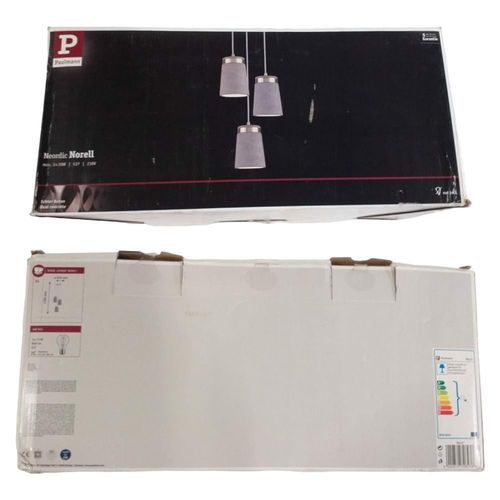 lampa wisząca led paulmann norell 3x20w e27 na Arena.pl