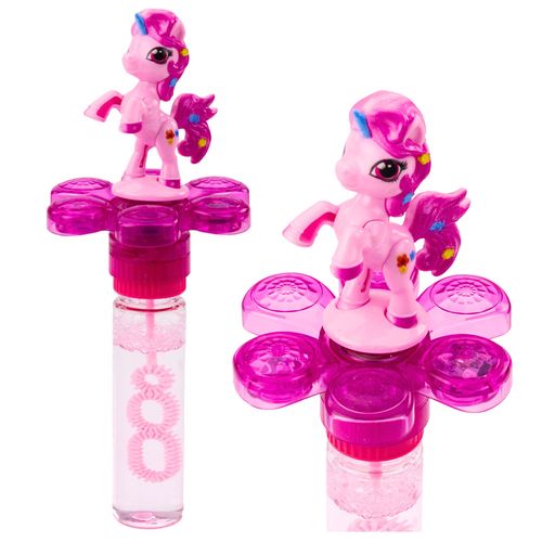 Bańki Mydlane Jednorożec Obrotowy Kwiatek Światło LED 20cm Mix na Arena.pl