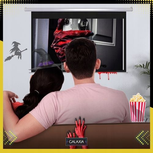 EKRAN PROJEKCYJNY ELEKTRYCZNY 100 CALI Do Projektora Do Rzutnika Z na Arena.pl