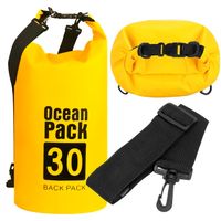 WOREK NA KAJAK WODOODPORNY WODOSZCZELNY DUŻY PLECAK TURYSTYCZNY TORBA 30L