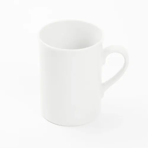 KUBEK PORCELANOWY GŁADKI BIAŁY 290ML UNIWERSALNY Z UCHEM NA KAWE HERBATE na Arena.pl