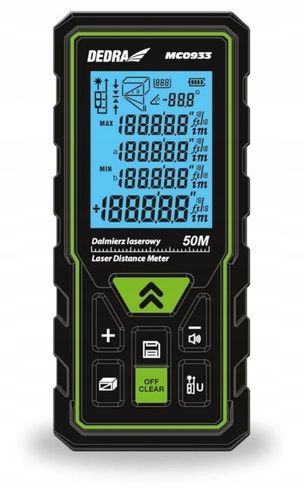 Dalmierz Laserowy 50m - Miernik Odległości DEDRA na Arena.pl