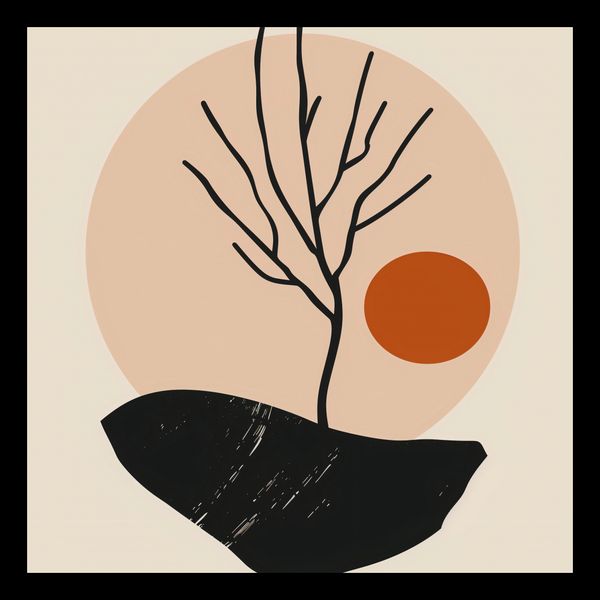 Plakat 20x20cm Nagie Drzewo zdjęcie 2