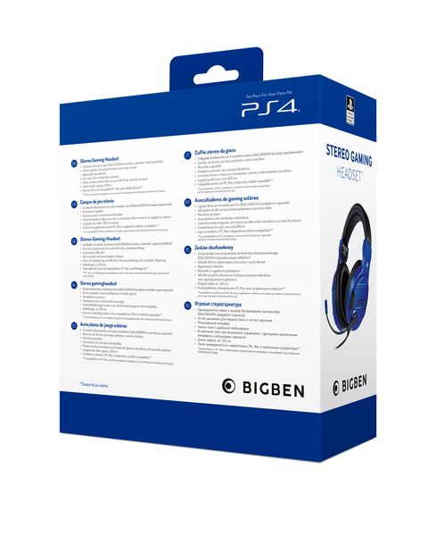Headset BigBen PS4OFHEADSETV3BLUE PS4 niebieski zdjęcie 11