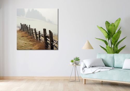 Obraz 100x100cm Spowity Mgłą na Arena.pl