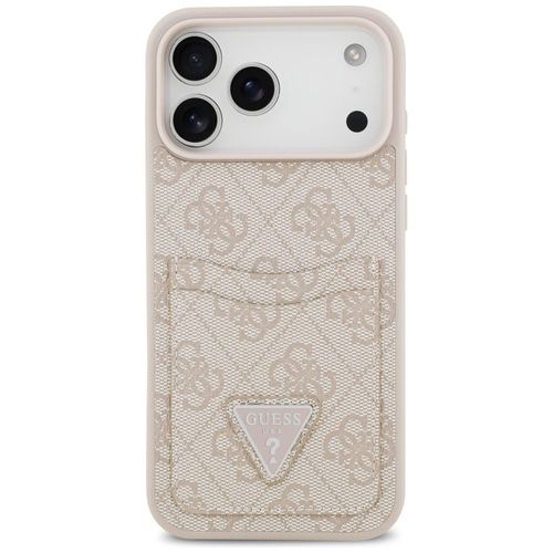 Etui Guess 4G Double Card Triangle do iPhone 17 Pro Max różowy na Arena.pl