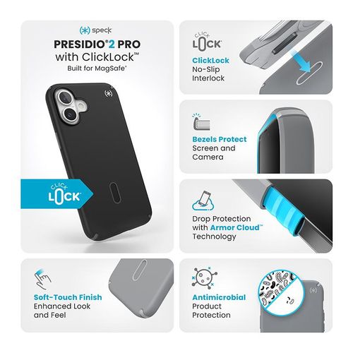 Speck Presidio2 Pro ClickLock & MagSafe - Etui iPhone 16 Plus na Arena.pl