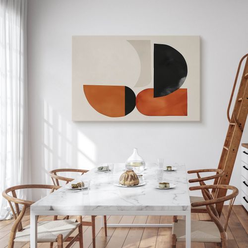 Obraz Ścienny Do Salonu Wzór Geometryczny Styl Boho Abstrakcja 100cm x 70cm na Arena.pl