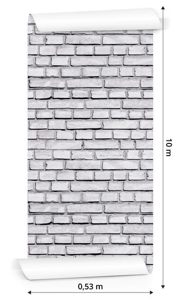 Tapeta Jasny Ceglany Mur zdjęcie 3