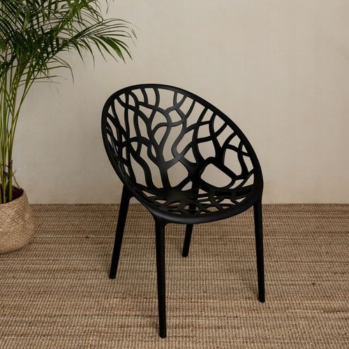 ZESTAW OGRODOWY BALKONOWY 2X KRZESŁO PLASTIKOWE AŻUROWE + STOLIK na Arena.pl