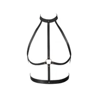 bijoux indiscrets maze h harness black - uprząż z regulacją, czarna