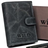 portfel męski skórzany n4l-p-chm-1010 black