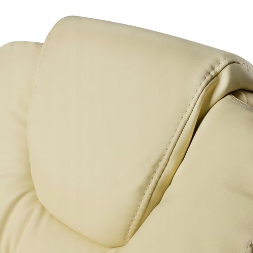 Fotel Obrotowy Krzesło Biurowe Z Podnóżkiem Mocne na Arena.pl