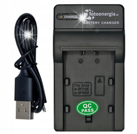 ŁADOWARKA USB 5V DO BATERII IA-BP125A DO KAMER SAMSUNG HMX SMX HMC