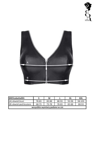 bielizna - brelisabetta001 top czarny rozmiar l na Arena.pl