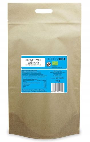 SŁONECZNIK ŁUSKANY BEZGLUTENOWY BIO 4 kg - HORECA (BIO PLANET) na Arena.pl