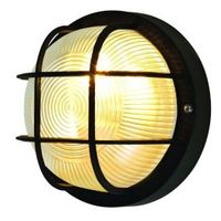 LAMPA KANAŁOWA TRETON 18,5CM IP44 OGRODOWY CZARNY E27