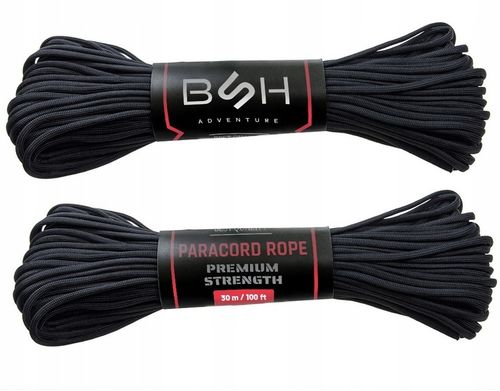 Linka Paracord EDCX 550 Type III 30 m black na Arena.pl