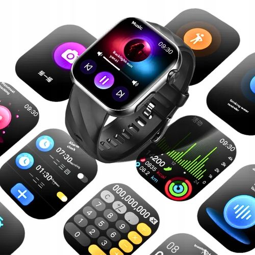 SMARTWATCH Z FUNKCJĄ POMIARU CUKRU GLUKOZA AMOLED MT500 CIŚNIENIE MENU Pl na Arena.pl