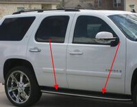 2007-2014 CHEVY TAHOE SUBURBAN - Listwy chrom boczne drzwi chromowane