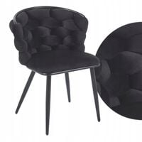krzesło k47-fx (b) velvet czarne