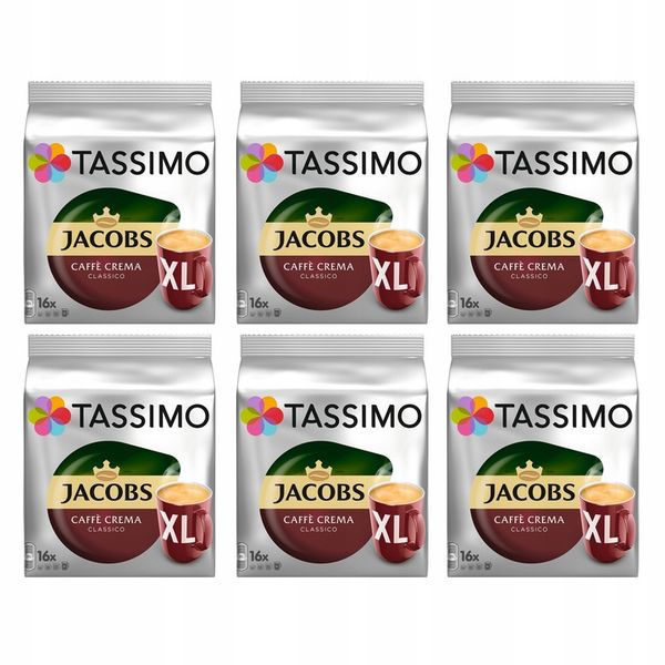 Kapsułki Tassimo Jacobs Caffe Crema 5+1 GRATIS! zdjęcie 1