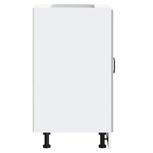 Szafka pod zlewozmywak „Lucca” z białego drewna klejonego na Arena.pl