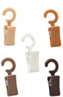 Żabki do karniszy kółek drewnianych ruchome żabka do firanek 100 SZTUK