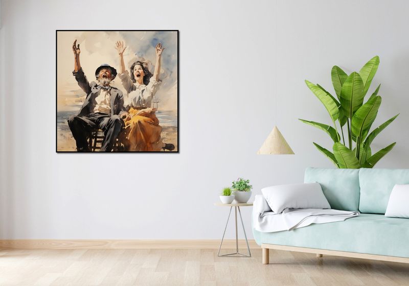 Plakat 100x100cm Chwile Radości zdjęcie 4