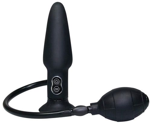 true black vibrating butt plug na Arena.pl