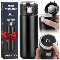 KUBEK TERMICZNY TERMOS DO KAWY Z USTNIKIEM 420ML WYŚWIETLACZ LCD