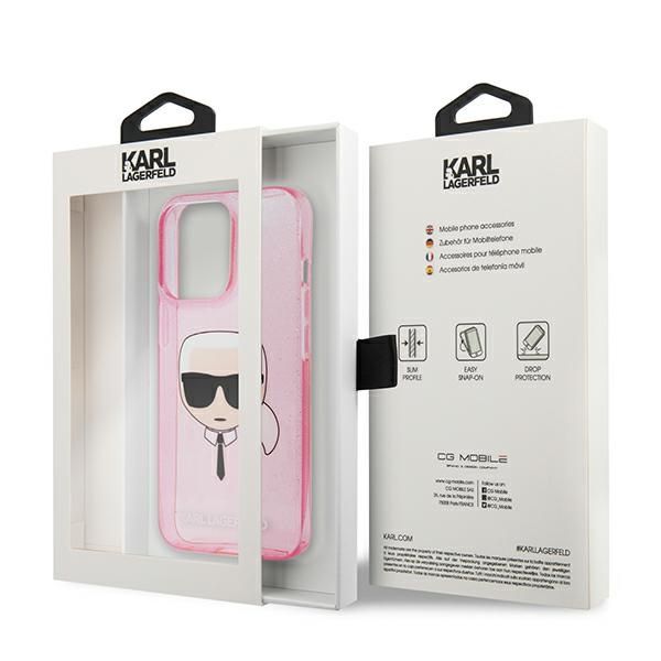 Etui Karl Lagerfeld do iPhone 13 Pro Max, Różowy zdjęcie 8